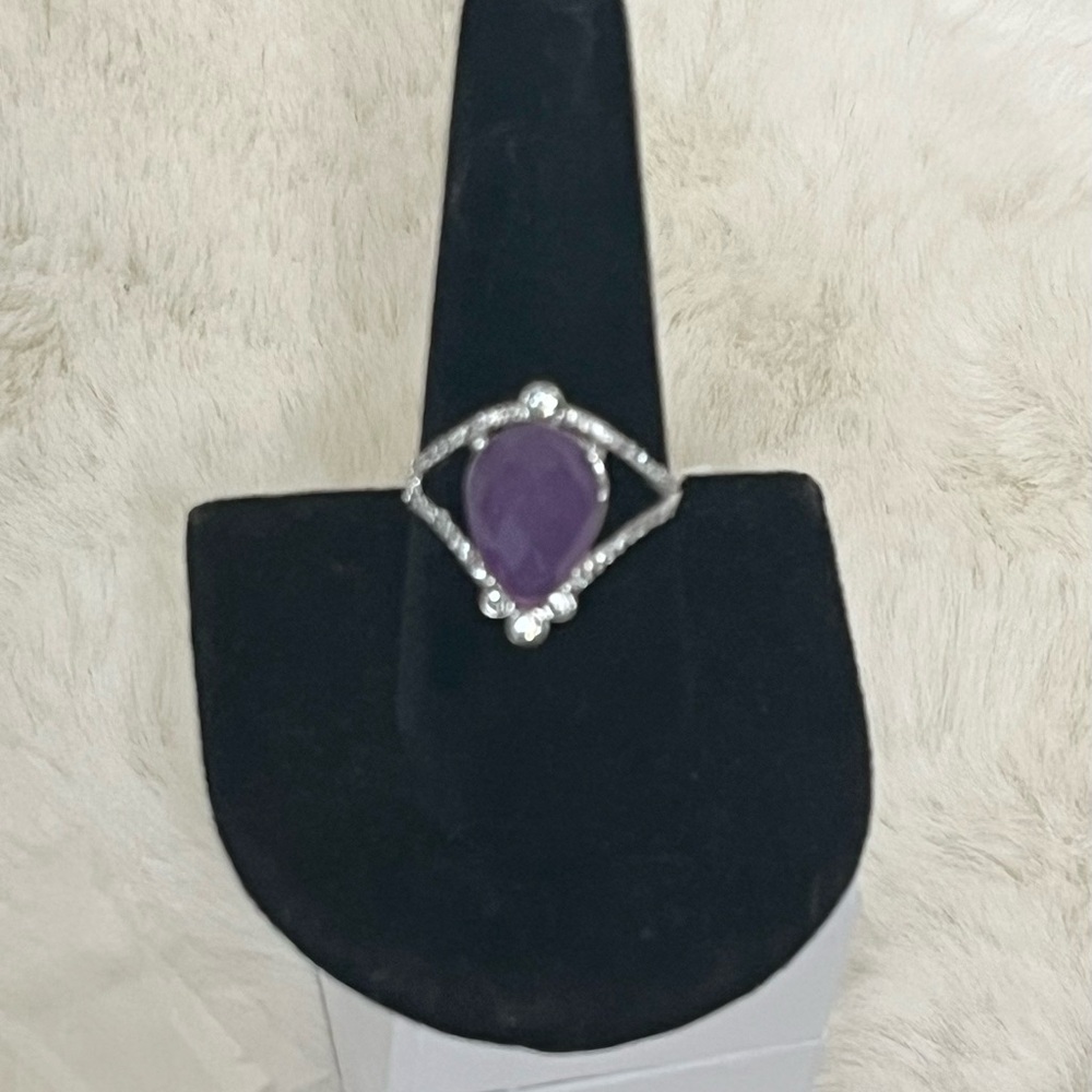 Bomb Party Lavender Quartz Ring